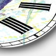 thumbnail image 3 of Designart Horloge Murale Surdimensionnée de Style Cottage 'Couleurs Éléphant', 3 of 5