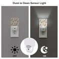 thumbnail image 3 of Honeii Insects and Flowers Print LED Night Light with Light Sensor, Night Lights Plug Into Wall,Ideal for Bedrooms and Hallways-EU, 3 of 7