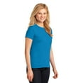 thumbnail image 3 of Gildan Heavy Cotton Women’s Crew Neck T-Shirt, Semi Fitted, Short Sleeve Feminine Tee, Sapphire, M, 3 of 5