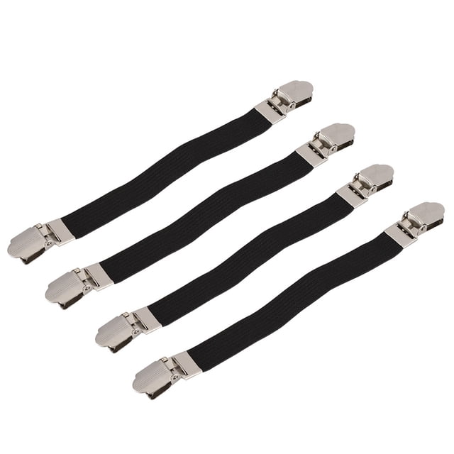 Correas Ajustables Para Sábanas, Correas Elásticas Entrecruzadas Para Sábanas, Correas Para Sábanas, Clips De Doble Cabeza, Tirantes, Correas De Sujeción Para Evitar Que Las