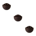 thumbnail image 2 of Maytalsory Wall Plastic Pot For Easy Installation And Wide Usage ABS Plastic Flowerpot Flower Pot Widely Used Drainage Coffee 3Set, 2 of 6