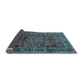thumbnail image 2 of Ahgly Company Indoor Rectangle Medallion Light Blue Traditional Area Rugs, 7' x 10', 2 of 4