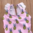 thumbnail image 3 of Styles I Love Infant Baby Girl Pineapple Cactus Printed One-Piece Swimsuit Summer Beach Bathing Swimwear (Pineapple, 100/2-3 Years), 3 of 5