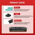 thumbnail image 4 of 075H 075 Toner Cartridge with Chip Compatible for Canon 075H 075 Toner Cartridge Set for Canon imageCLASS LBP646Cdw LBP647Cdw MF663Cdw MF665Cdw Printer (Black, Cyan, Magenta, Yellow), 4 of 7
