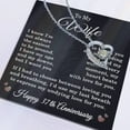 thumbnail image 4 of 37th Anniversary Necklace for Wife from Husband 37 Years Anniversary Jewelry for Her Women Forever Love Pendant, 4 of 11
