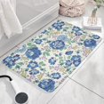 thumbnail image 3 of Pioneer Flower Floral Print Flannel Non Slip Door Rugs,Washable Door Mats Indoor,Decorative Door Mats,Dirt-Resistant and Absorbent Doormat for Entrance,Bedroom,Kitchen,Bathroom,31.5"x17", 3 of 4