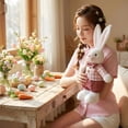 thumbnail image 3 of Easter Bunny Decorations 18.11 Inch Long Ear Standing Figurine for Home Party Display, 3 of 5