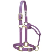 Yearling Weaver Original Adjustable Chin Throat Horse Snap Nylon Halter Lavendor