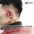 thumbnail image 5 of Bliiq Bluetooth Headphones, [Hummingbird] Hifi Bass Stereo with Mic, Water-resistant Wireless Sport Earphones - RED, 5 of 6