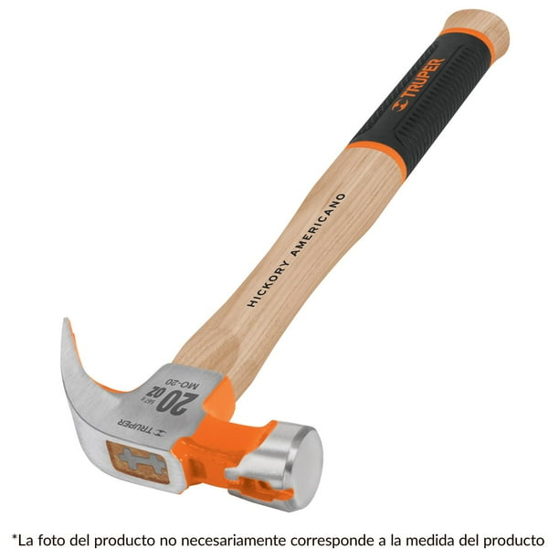 Martillo Pulido Uña Curva 7oz Mango De Hickor Truper TRUPER MO-7