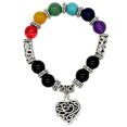 thumbnail image 4 of Qarigey curativa de chakras con piedras naturales para la paz interior Pulseras de chakras Cristales de chakras 10 mm Type2 NO2, 4 of 6