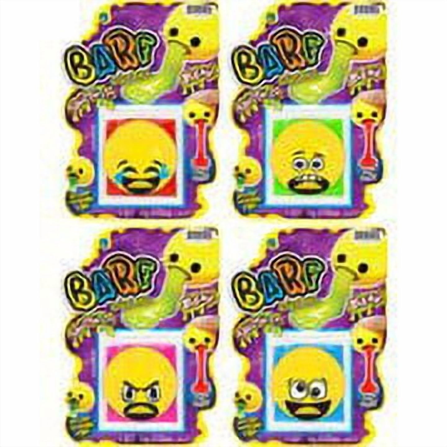 (4 pack) Ja-Ru Barf Slime Ball Novelty Toy, All Ages, TPR