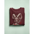 thumbnail image 3 of Krampus Coffee Horror Christmas Holiday Men's Sweatshirt, 3 of 4