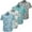 2Mix HAW, variant on Visive Men's Hawaiian Shirt 4-Pack - Comfortable & Stylish Short Sleeve Button Down - Versatile Casual Shirts for Every Occasion - Soft Cotton Blend - For Small & 4XL for Big Men
