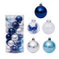 thumbnail image 1 of Adornos de bolas de Navidad, 30 piezas de bolas de árbol decorativas de Navidad inastillables para decoraciones festivas de bodas Ormromra CPB-SSW214-3, 1 of 5