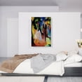 thumbnail image 2 of ARTCANVAS Leute am Blauen See - People at the Blue Lake 1913 Canvas Art Print by August Macke - Size: 40" x 26" (1.50" Deep), 2 of 9