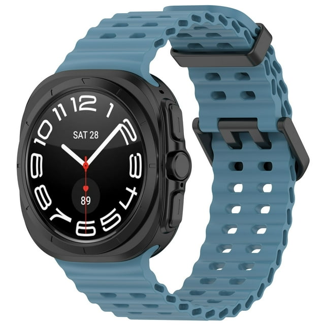 Premium Silicone Sports Sweat Proof Solid Color Watch Band With Convenient Adjustment And Wide Compatibility Compatible With Smartwatch