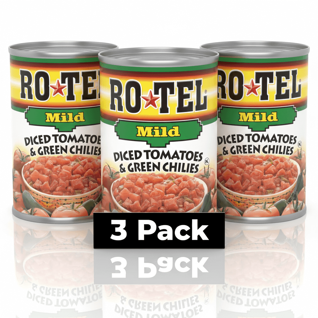 Ro-Tel Diced Tomatoes & Green Chilies, 10 oz. Cans (Pack of 8