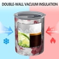 thumbnail image 2 of 12oz Coffee Tumblers Pioneer Flower Stainless Steel Vacuum Insulated Travel Tumbler Coffee Cups Mug with Lid and Straw with Cleaning Brush for Cold & Hot Drinks, 2 of 5