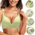 thumbnail image 4 of Everyday Bras for Women Womens Bras Comfortable Bra for Women Thin Sports Bra Womens Workout Sports Bra Brazier for Women Women Bras Wireless Push up 36 C Bras to Wear with A Backless Dress Pink 36, 4 of 4