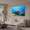 thumbnail image 3 of Lionfish Scuba Diving Underwater Canvas Poster Bedroom Decor Sports Landscape Office Room Decor Gift,Frame-style,24x36inch(60x90cm), 3 of 8