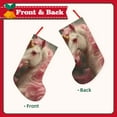 thumbnail image 2 of Goofa Haired White Horse for Christmas Stockings, 18inch Xmas Hanging Stocking Decorations for Christmas Party Family Decor, 2 of 7