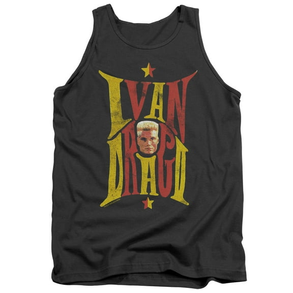 Rocky Iv Ivan Adult Tank Top Charcoal