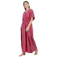 thumbnail image 4 of eloria Women Kaftan Dress eloria Women Maxi Plus Size Cover-Up Caftan Boho eloria Womens Party Wear, Color: Pink, 4 of 5
