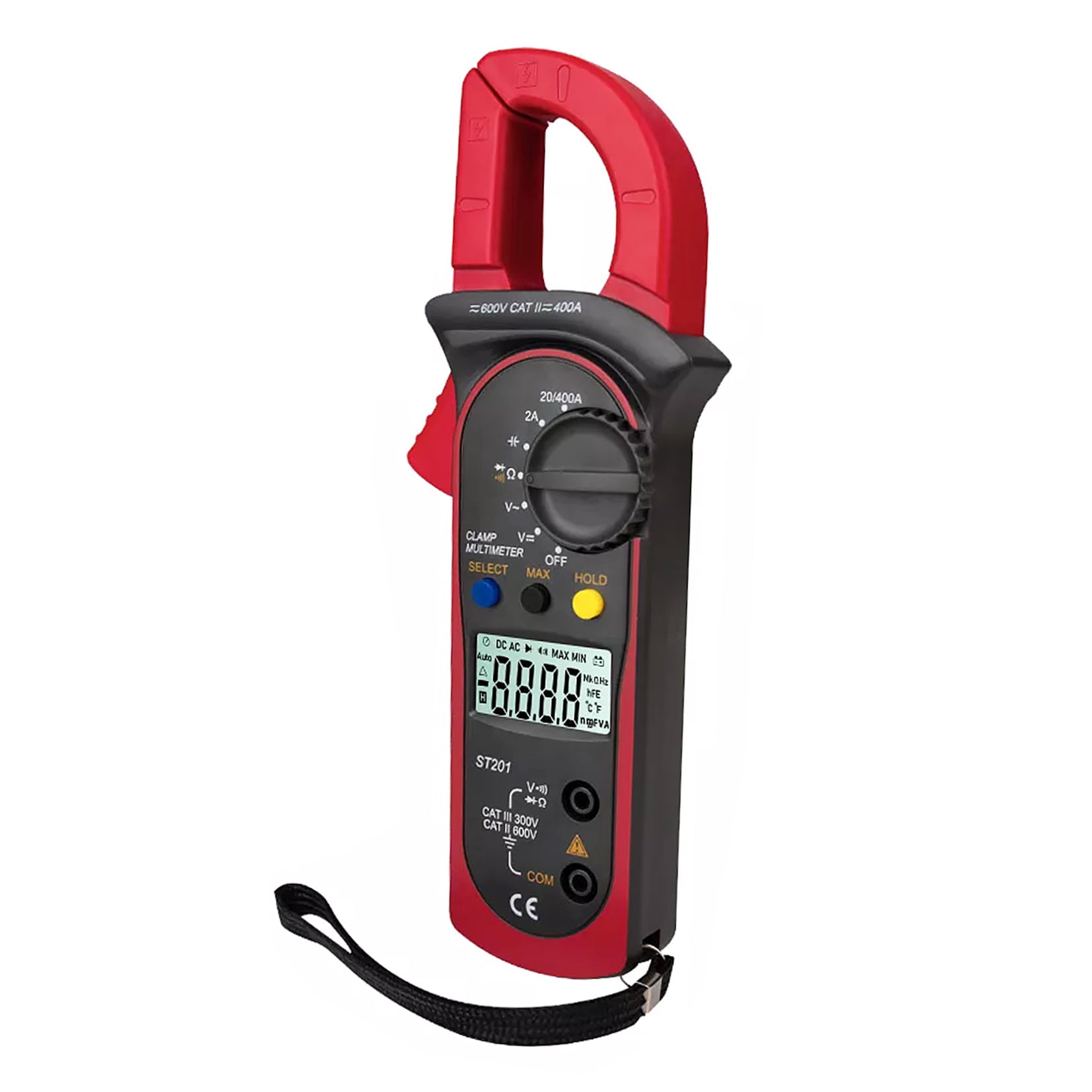 LEORX Klein Clamp Meter Clamp Meter Multimeter Red Plastic 1Set