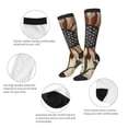 thumbnail image 4 of Picia Women Crew Soft Moisture-wicking Socks USA Sunflower Flag Pattern Design Cotton Socks, One Size fit All, 4 of 9