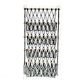 thumbnail image 1 of Organisateur Mural pour Peluches Filet Hamac Rangement Jouets en Peluche Boho Macramé, Noir, 1 of 10