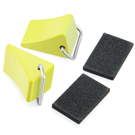 2Pcs Simulated Metal Wheel Chock Tire Slip Stopper Non Slip Block for TRX-4M 1/18 Axial SCX24 1/24 RC Car Tools
