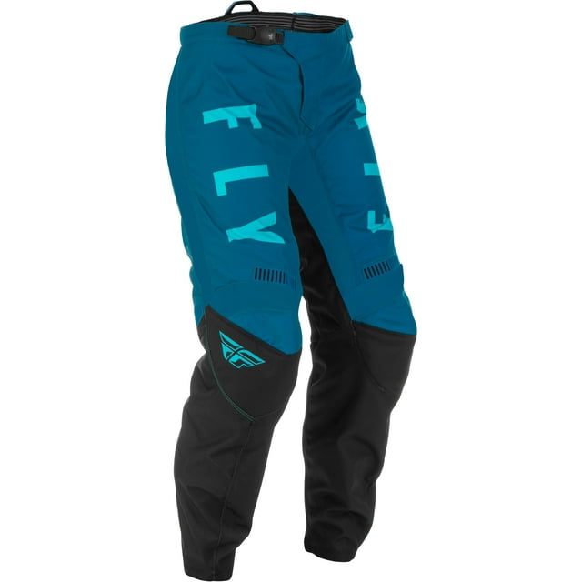 Fly Racing 2022 Pantalones F-16 Para Niña (Aqua/Dark Teal/Negro 20)