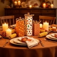 thumbnail image 6 of 3 Pcs Fall Table Decorations Thanksgiving Centerpieces for Table Autumn Tiered Tray Decor Vintage Farmhouse Wooden Block Sign for Desktop Harvest Home Mantel Shelf Office Gifts, 6 of 6