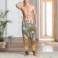 thumbnail image 5 of Uemuo Skeleton Cowboy And Guitar Pattern Men's Wide Leg Palazzo Lounge Pants with Pockets Light Weight Loose Comfy Casual Pajama Pants-XX-Large, 5 of 9