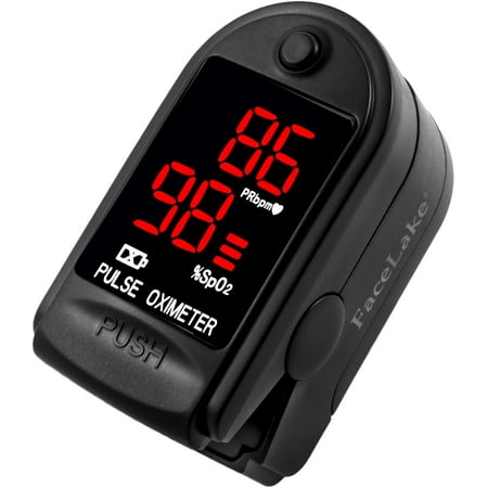 FaceLake FL-400 Fingertip Pulse Oximeter (Black)