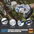 thumbnail image 3 of Ninouko 20V 6 Inch Cordless Electric Portable Mini Chainsaw with Battery and Charger, 3 of 8