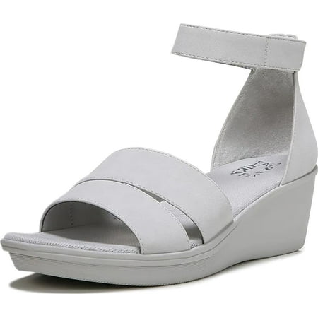 Naturalizer Womens Theron Wedge Sandal 8 Urban Mist