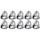 thumbnail image 2 of Kit de repuesto de 10 piezas de rodamientos de bolas de empuje de dirección única para equipos 51204, 2 of 14