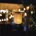 thumbnail image 1 of GOOHOCHY Handwoven Bamboo Cover Pendant Lamp Light Dust Protection Fixture Accessory 1 Set, 1 of 7