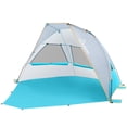 thumbnail image 1 of Carpa de playa WolfWise, portátil, antiUV, con protección solar, color azul, 1 of 8