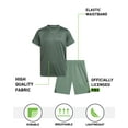 thumbnail image 5 of RBX Boys Athletic Shorts Set - 2 Piece Short Sleeve T-Shirt and Quick Dry Gym Shorts Set (8-12), 5 of 7