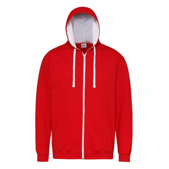 Awdis Mens Varsity Hooded Sweatshirt / Hoodie / Zoodie