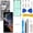 White, variant on OLED Screen Replacement for Samsung Galaxy S22 Ultra 5G for Samsung S22Ultra SM-S908U SM-S908U1 LCD Display Digitizer Touch Assembly Support Fingerprint S-Pen (Black Frame+Protector+Adhesive+Tools)