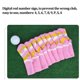 thumbnail image 2 of Fundas de punto para palos de golf, juego de 9 fundas para cabezas de palos de golf con números, protector de cabeza de golf estilo calcetines encantadores de invierno (rosa), 2 of 5