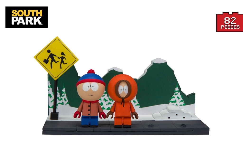Details about   McFarlane Toys South Park The Bus Stop Small Construction Set