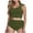 Style1-Army Green womens swimsuits, variant on Women Swimsuits 2 Piece with Short Bottoms High Wasited Bikini Sets Two Piece Tankini Swimsuits with Shorts Push Up High Neck Drawstring Adjustable Swimwear Solid Color 2025 Plus Size Swimwear XL