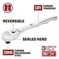 thumbnail image 3 of Powerbuilt 3/8 Inch Drive 90 Teeth Pro Tech (XT90) Professional Ratchet - 649938, 3 of 5