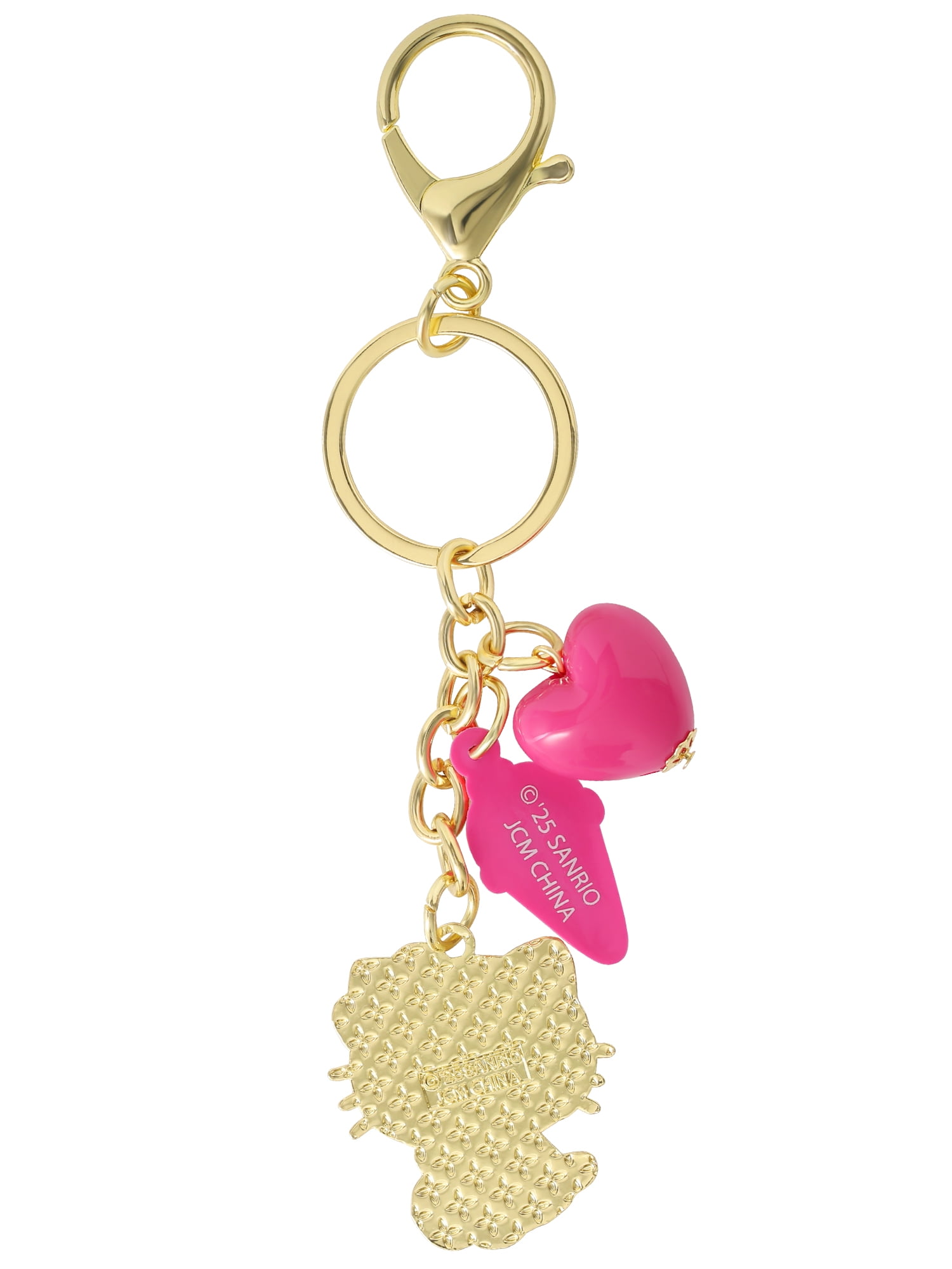 Sanrio Hello Kitty Heart Charm Lightweight Keychain Accessory