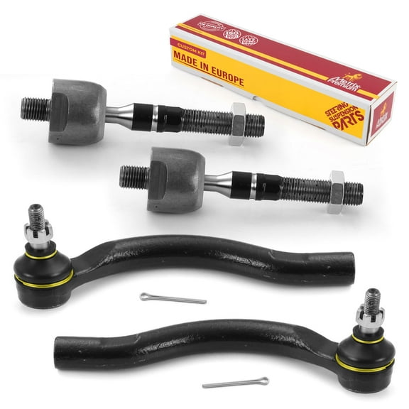 Metrix Premium Chassis Parts - 4 PC Inner & Outer Tie Rod End Kit Fits 2005-2007 Honda Accord, 2003-2007 Honda Accord, 2003-2004 Honda Accord, Replacement EV80208, ES80288, ES80287